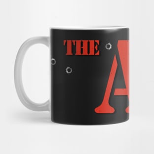 The A-Team - Red Text - Bullet Holes Mug